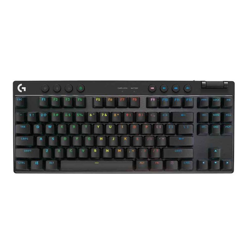 Imagem do produto Teclado Mecânico Gamer sem fio Logitech G Pro X TKL Lightspeed Switch Brown Tactile - Preto em Magazine Luiza